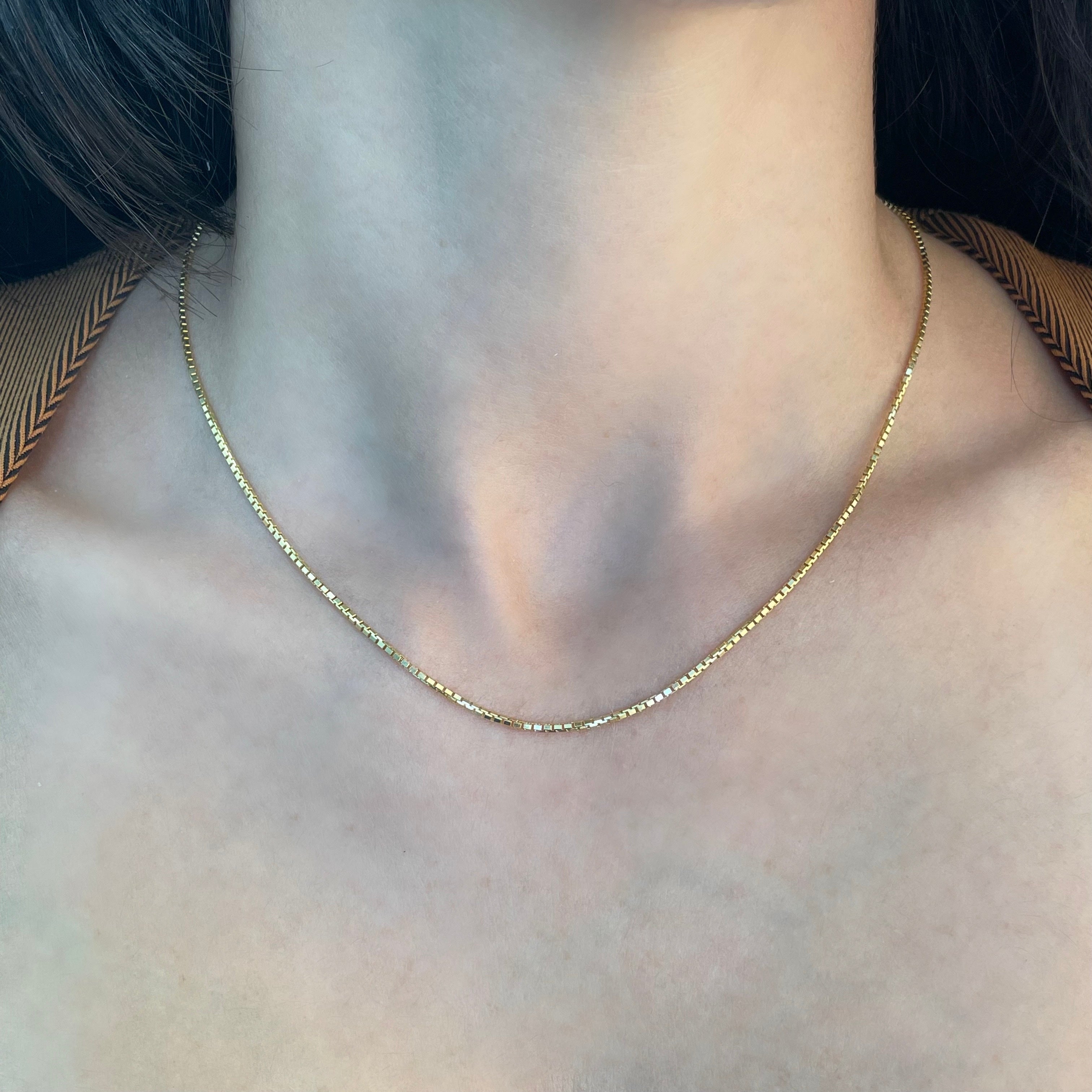 1.3MM Classic Box Chain - Saints Gold Co.