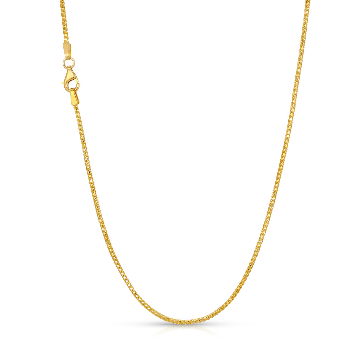 1.0MM Plain Franco Chain - Saints Gold Co.