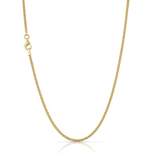 1.5MM Franco Chain (Diamond Cut) - Saints Gold Co.