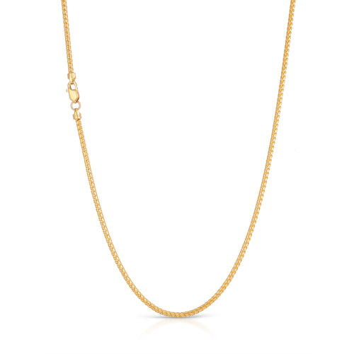 1.5MM Franco Chain (Diamond Cut) - Saints Gold Co.