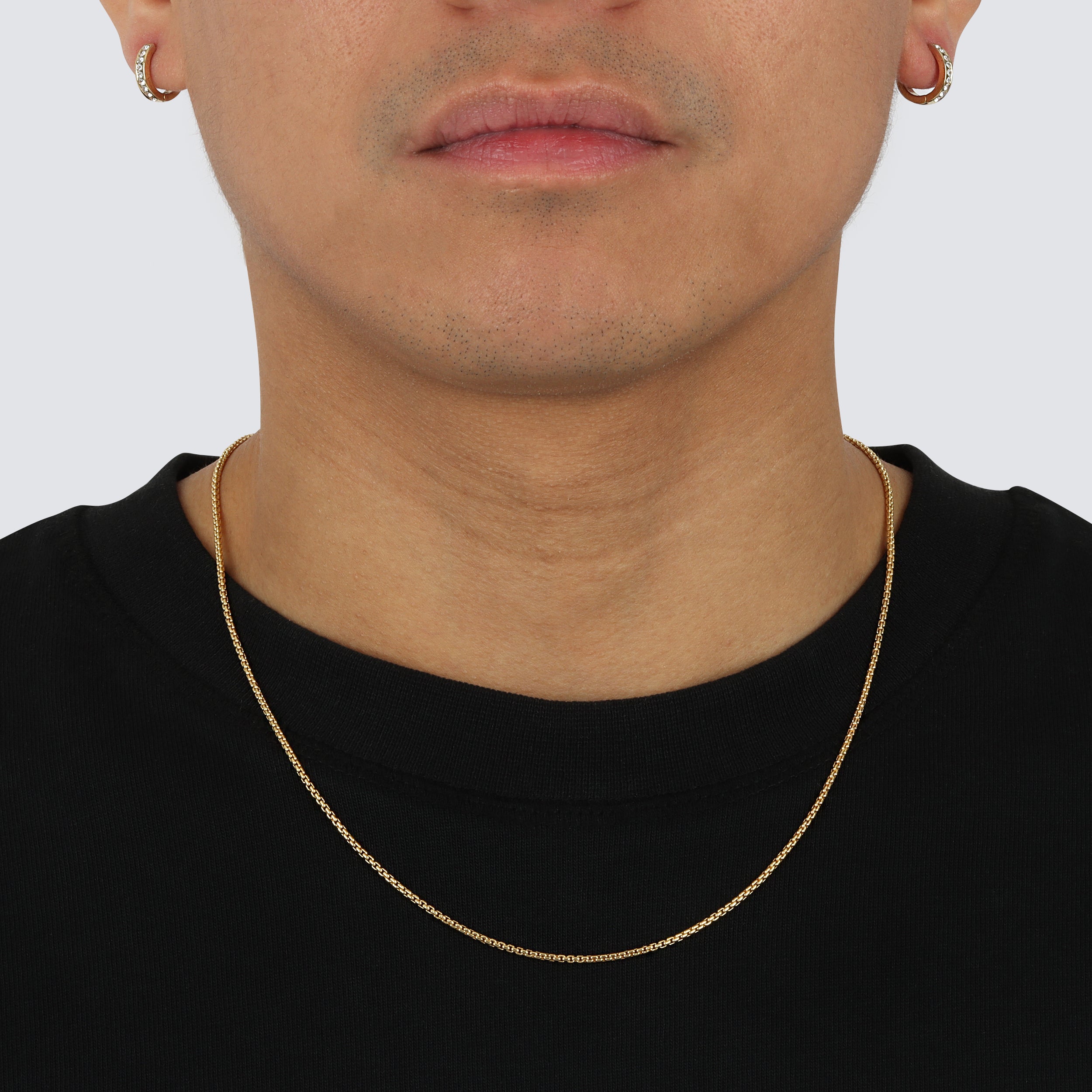 2.0MM Rounded Box Chain - Saints Gold Co.