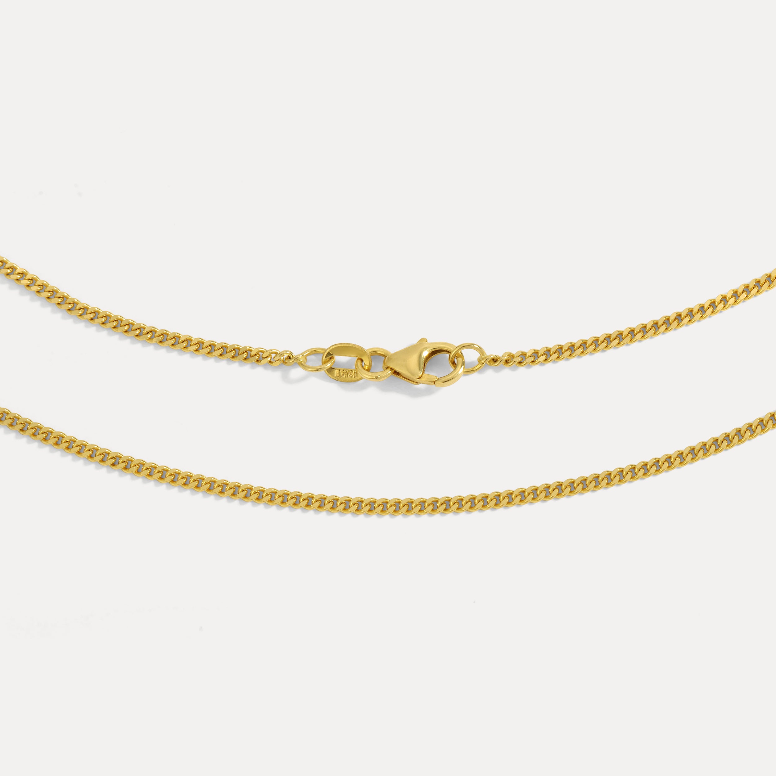 1.0MM Baby Curb Chain - Saints Gold Co.