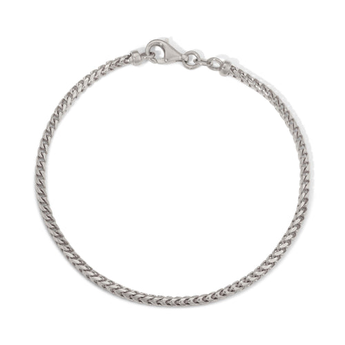 2.5MM Franco Bracelet (Plain) - Saints Gold Co.