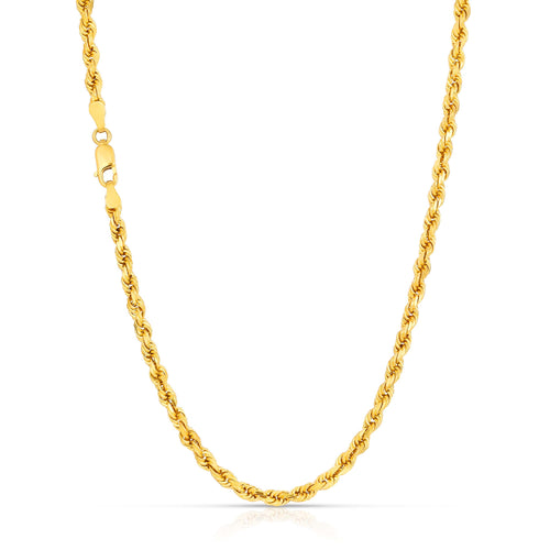2.8MM Rope Chain 22K (Diamond Cut) - Saints Gold Co.