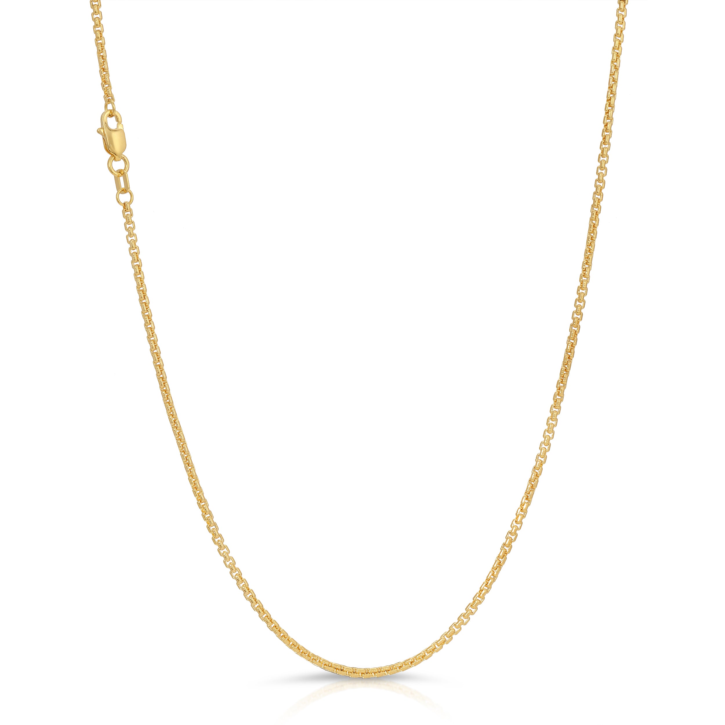 1.7MM Rounded Box Chain - Saints Gold Co.