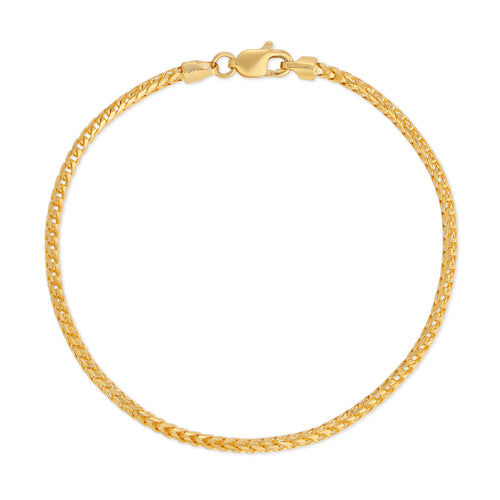 2.0MM Franco Bracelet (Diamond Cut) - Saints Gold Co.