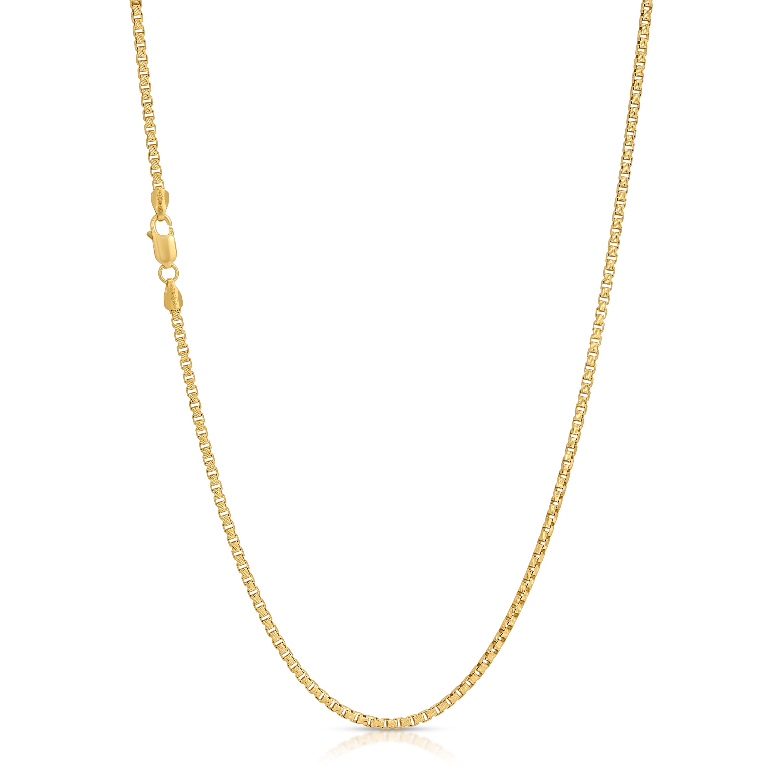 2.0MM Box Chain (Diamond Cut) - Saints Gold Co.