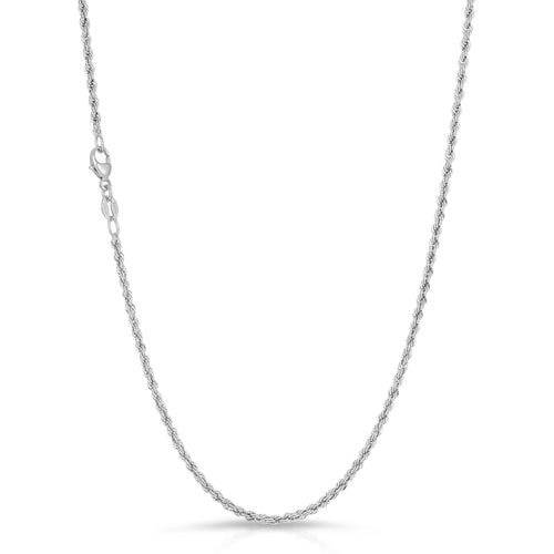 1.5MM Rope Chain (Platinum 950) - Saints Gold Co.