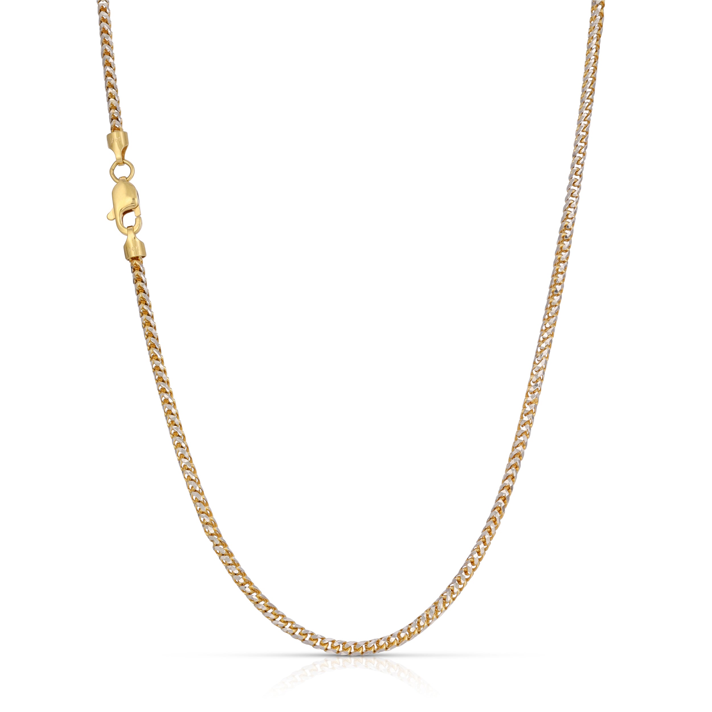 2.5MM Saint Franco Chain (Prism Cut) - Saints Gold Co.