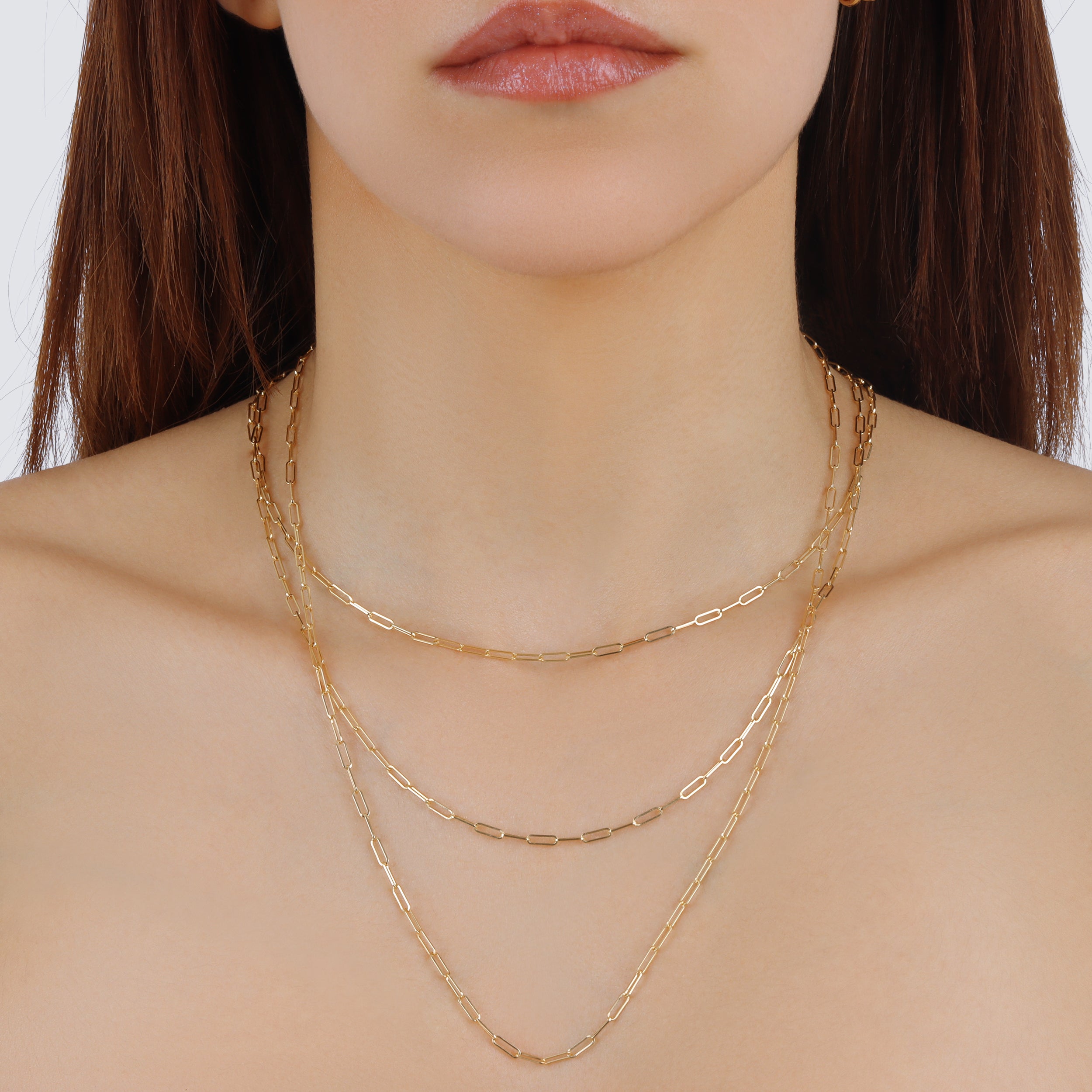 2.0MM Solid Paperclip Chain - Saints Gold Co.