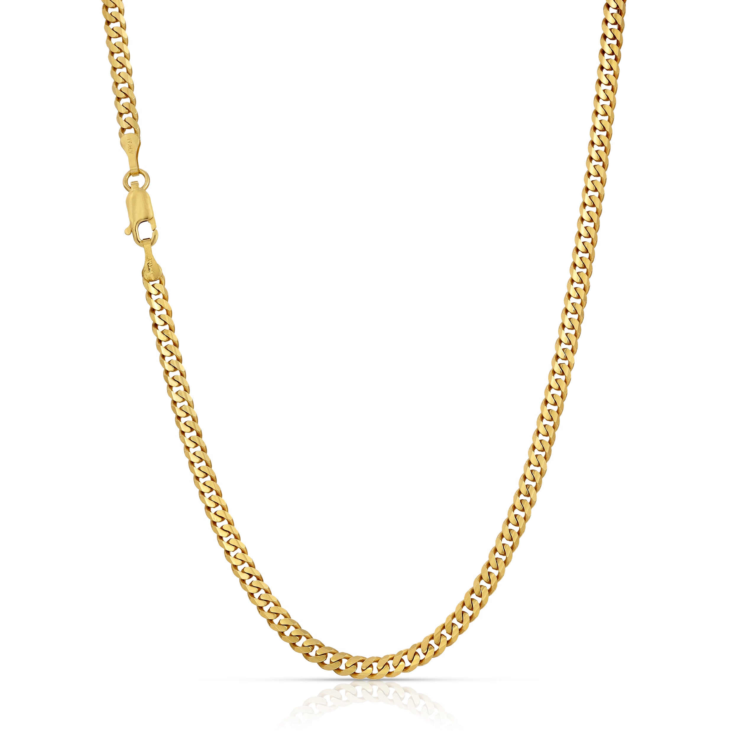 3.5MM Concave Curb Chain - Saints Gold Co.