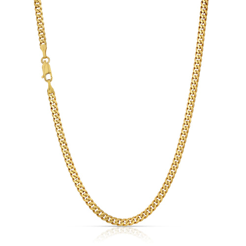 3.5MM Concave Curb Chain - Saints Gold Co.