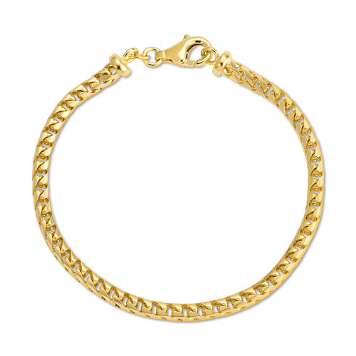 3.0MM Franco Bracelet (Plain) - Saints Gold Co.
