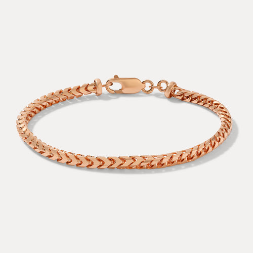3.5MM Franco Bracelet (Plain) - Saints Gold Co.