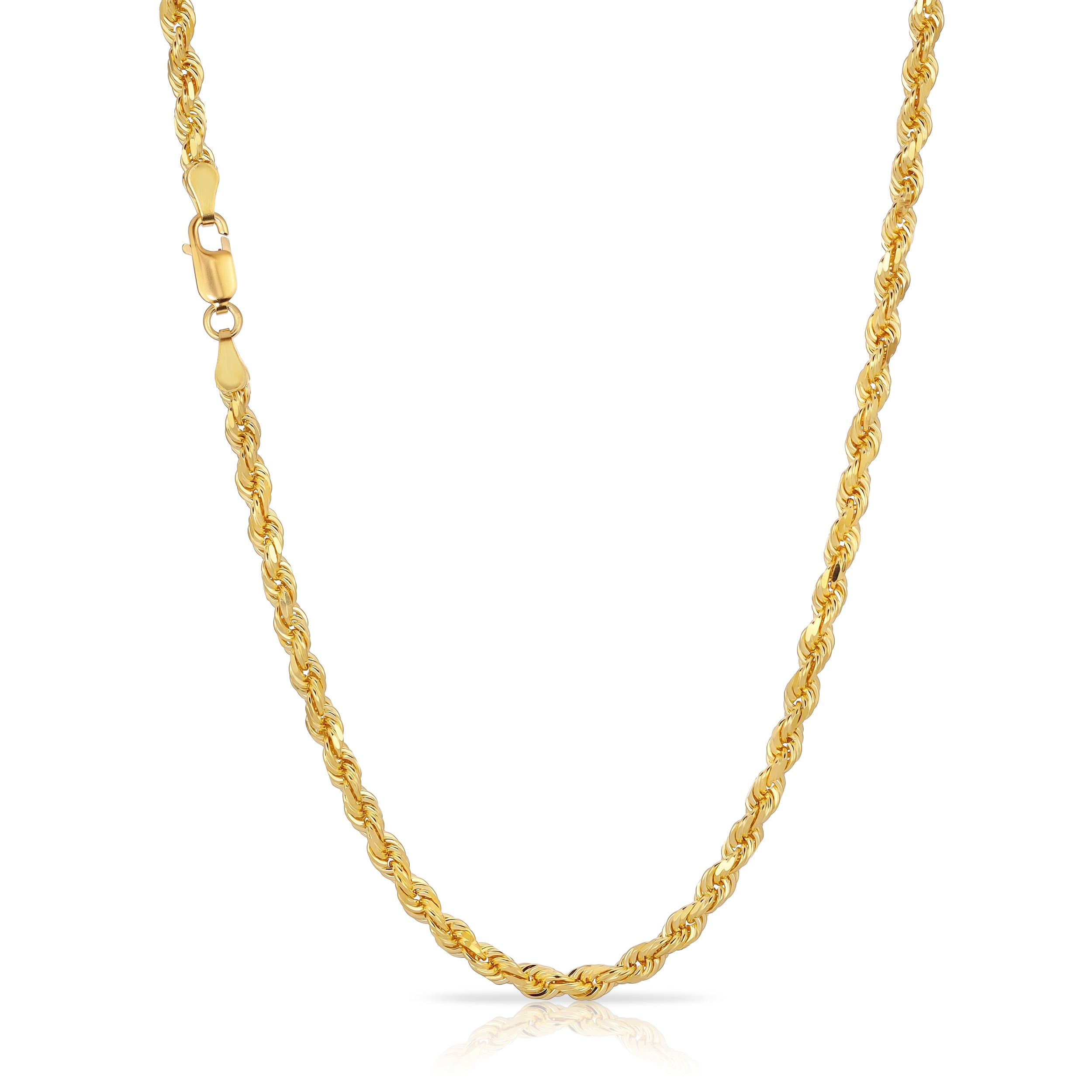 3.5MM Rope Chain (Diamond Cut) - Saints Gold Co.
