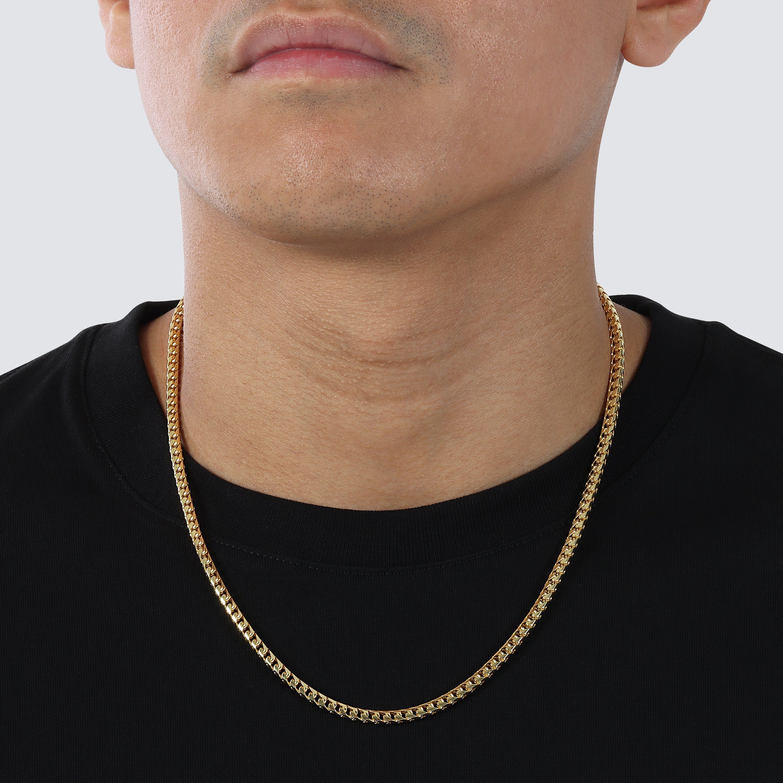 Franco Chain (Plain) 18K - Saints Gold Co.