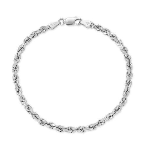 3.0MM Rope Bracelet (Diamond Cut) - Saints Gold Co.