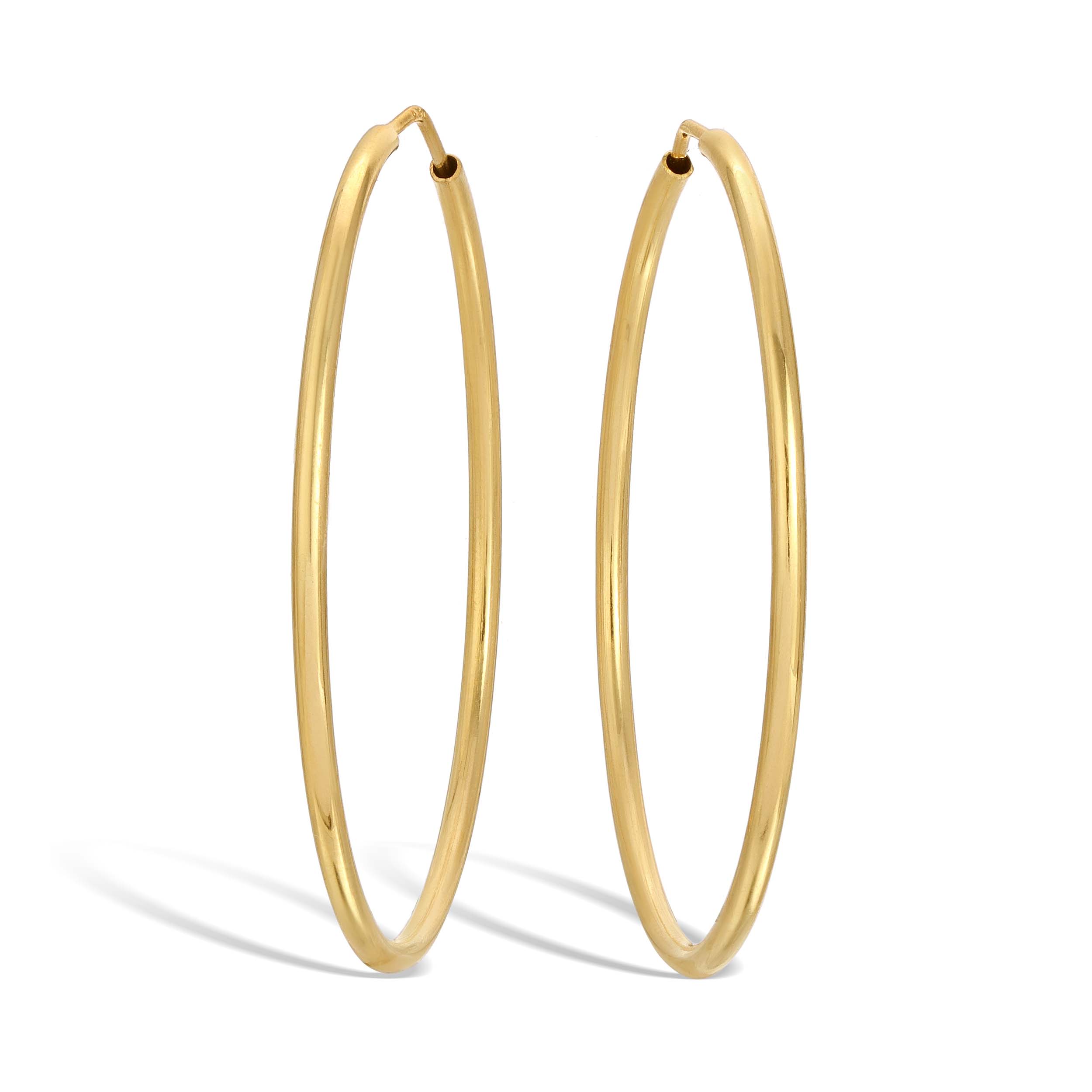 2.0MM High Polished Endless Hoops