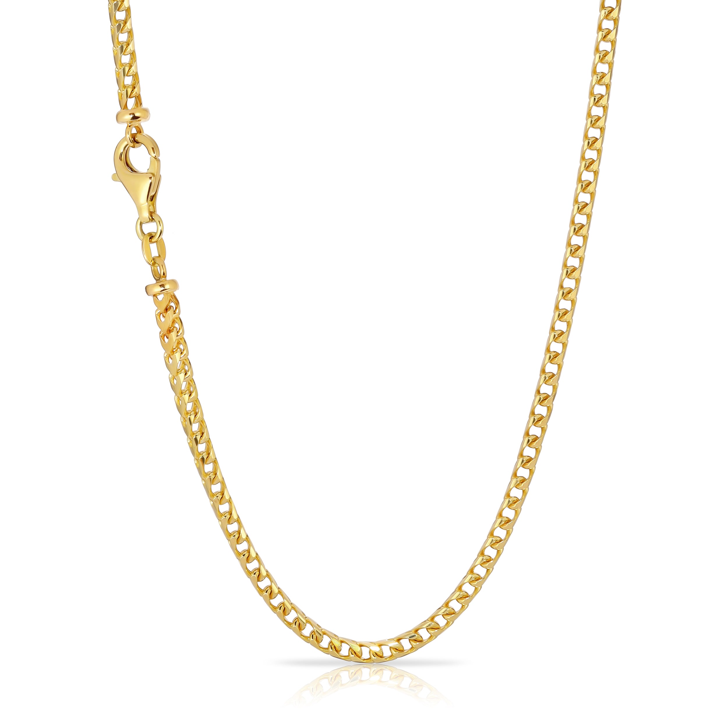 Women's Franco Plain Chain 14K (Solid Gold)