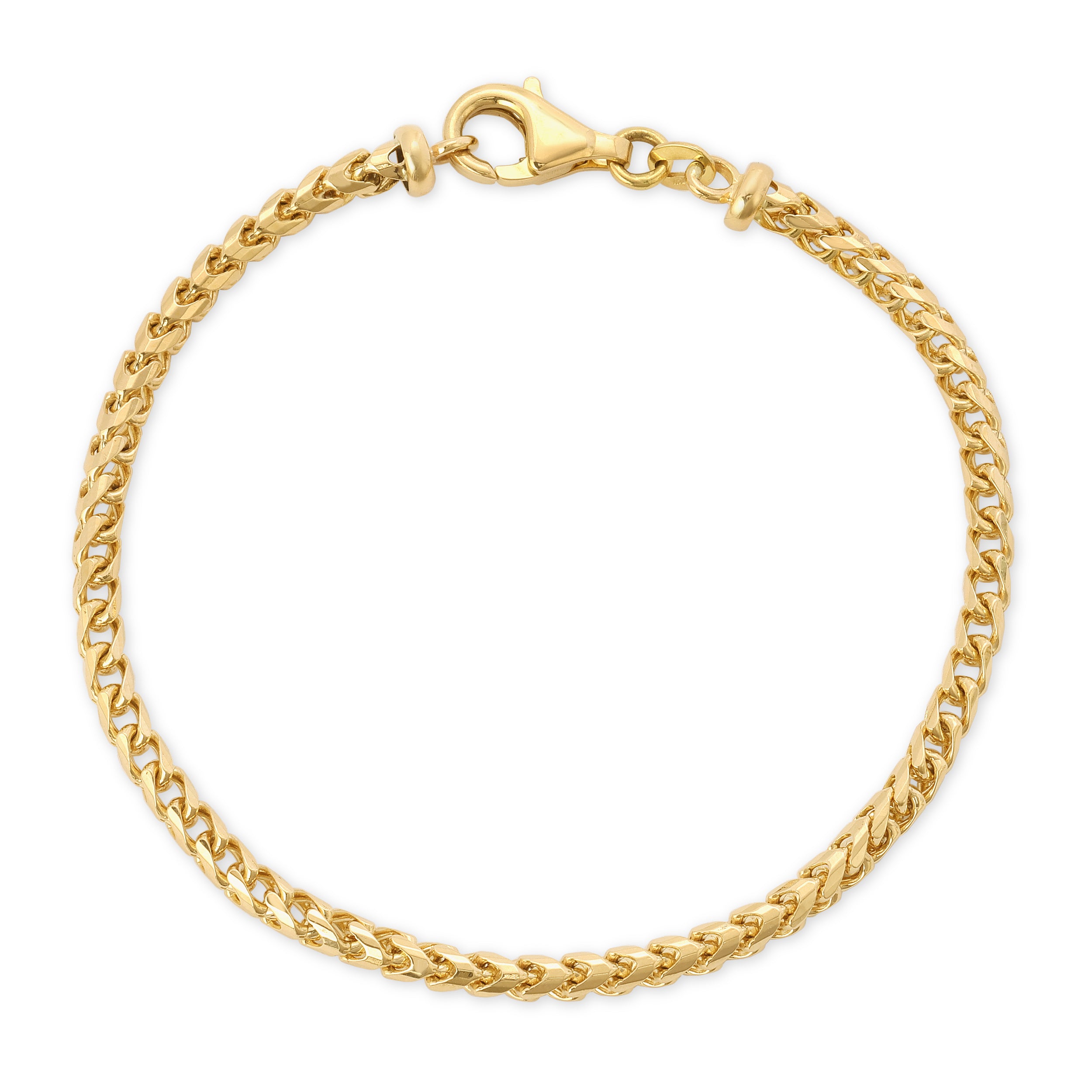 3.0MM Franco Bracelet (Diamond Cut) - Saints Gold Co.