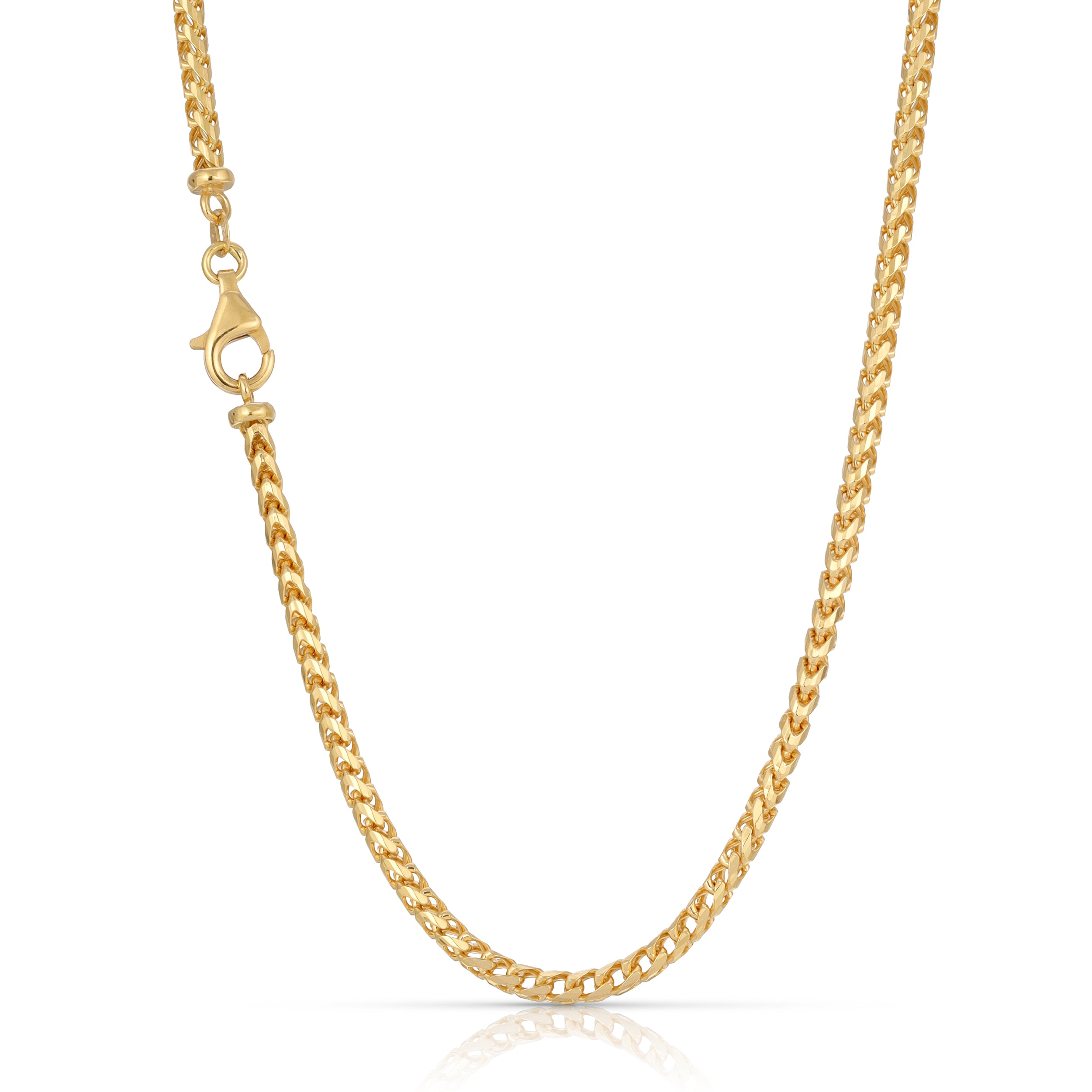 3mm diamond cut franco chain Clearance