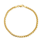 3.3MM Rounded Box Bracelet - Saints Gold Co.