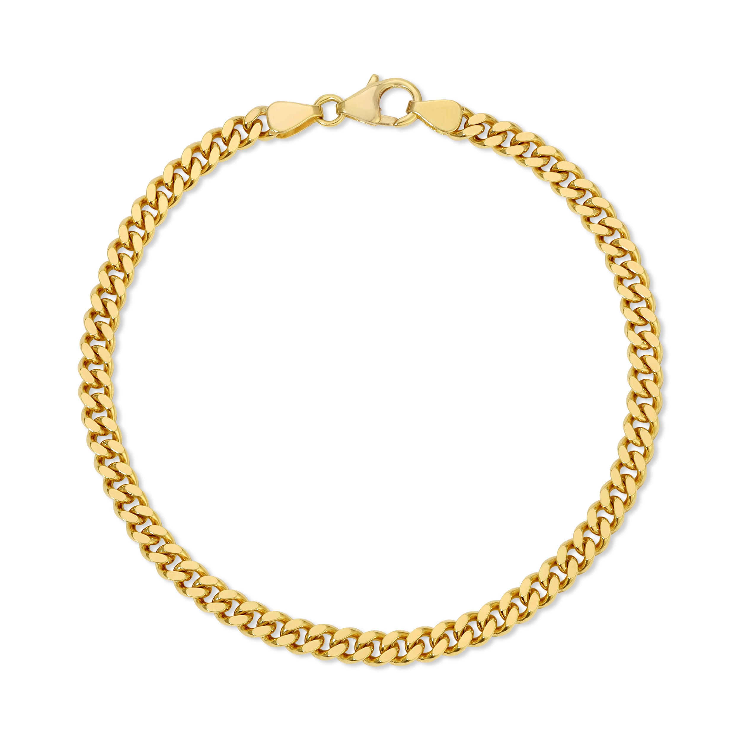 Baby Curb Bracelet – Saints Gold