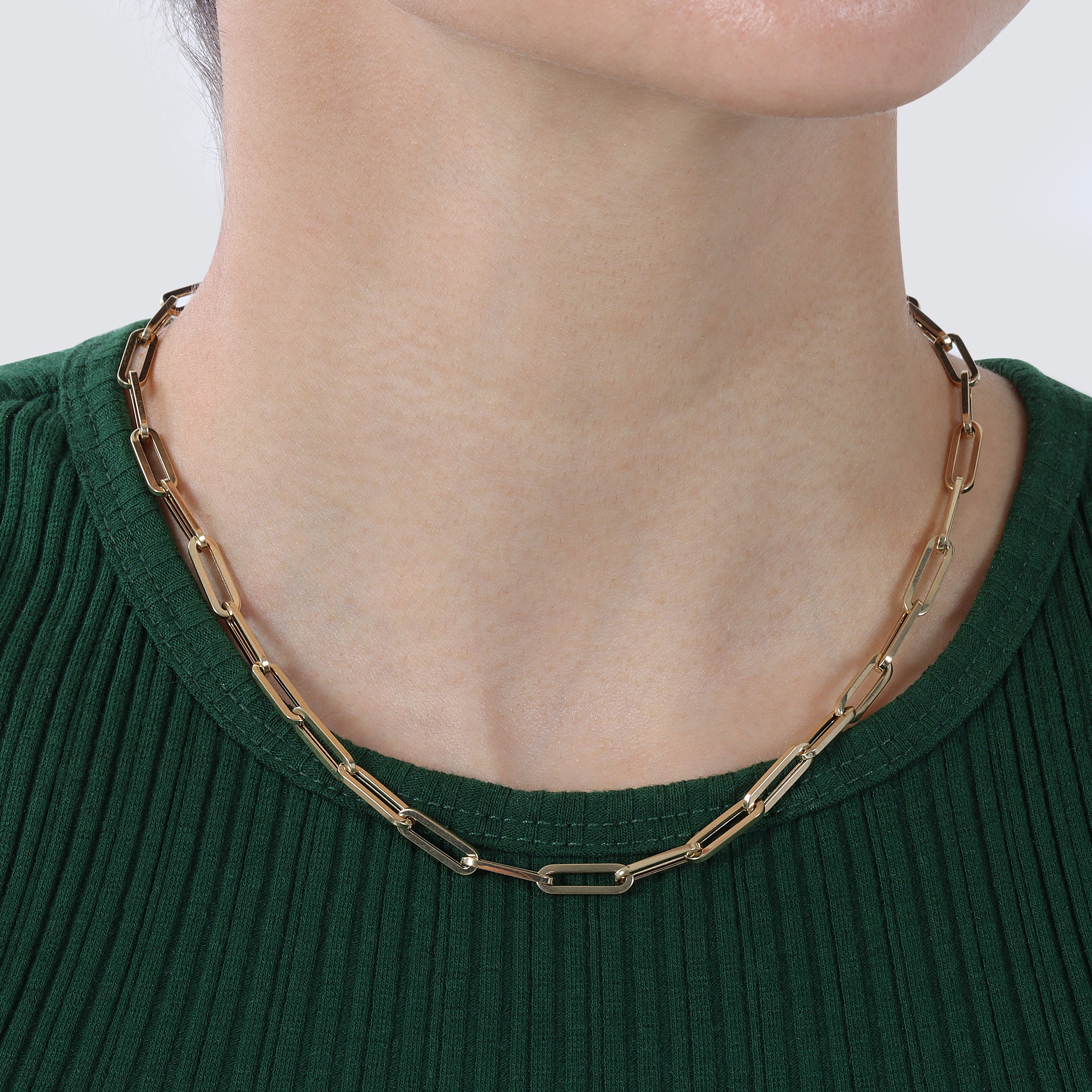 4.5MM Paperclip Chain (Hollow)