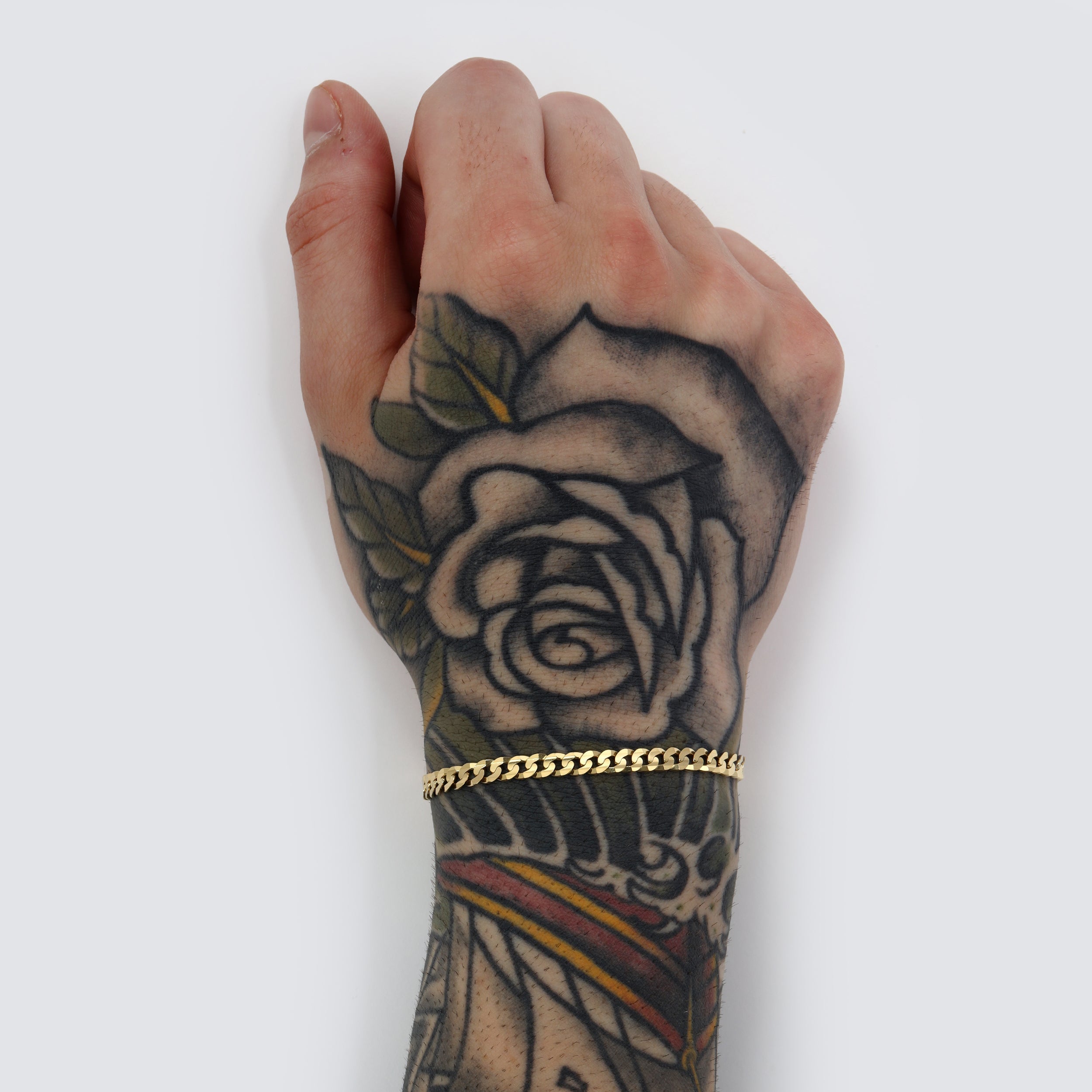 4.5MM Flat Curb Bracelet