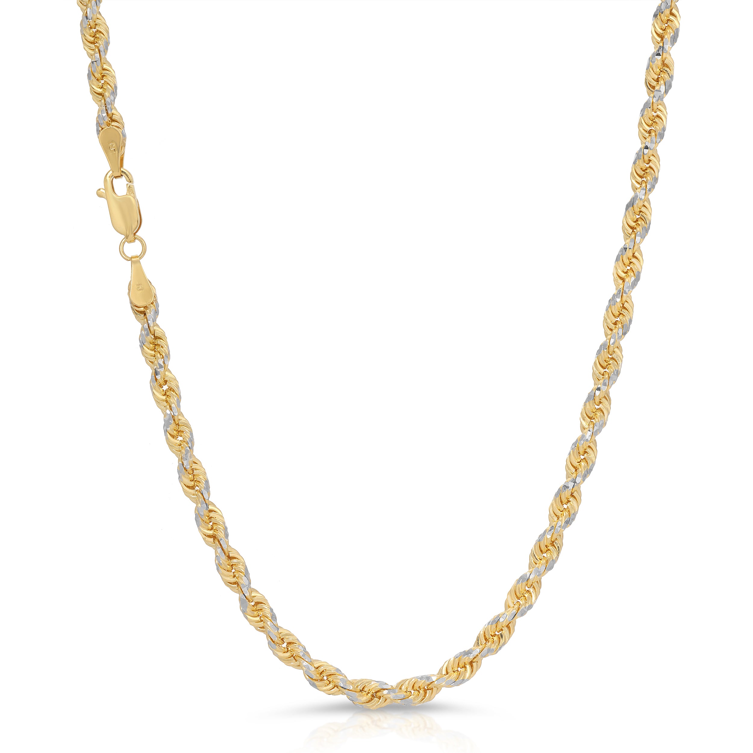 3.5MM Rope Chain (Prism cut) - Saints Gold Co.