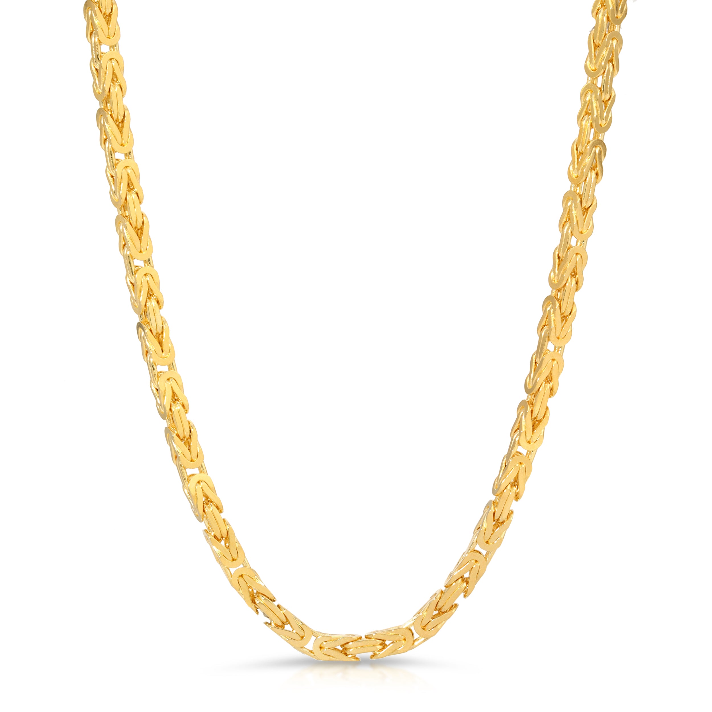 3.5MM Byzantine Chain - Saints Gold Co.