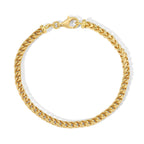 4.0MM Franco Bracelet (Diamond Cut) - Saints Gold Co.
