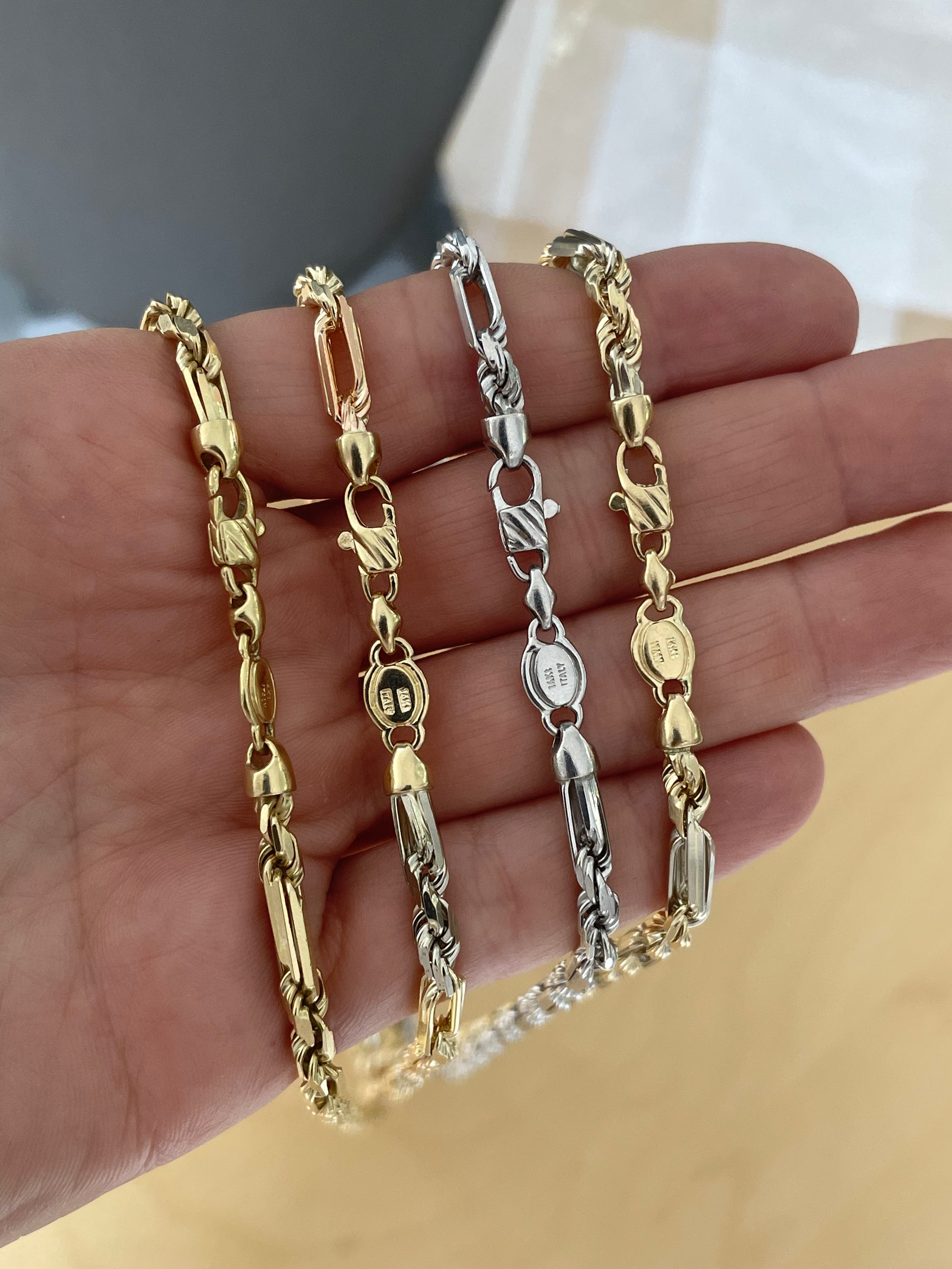 4.0MM Milano Chain - Saints Gold Co.