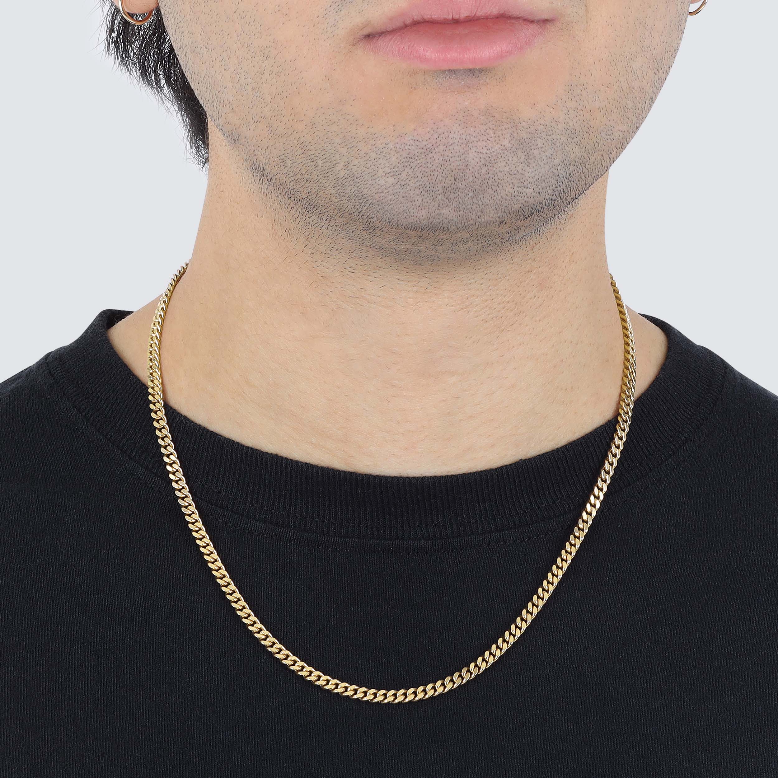 14K Baby Curb Chain (Solid Gold) - Saints Gold Co.