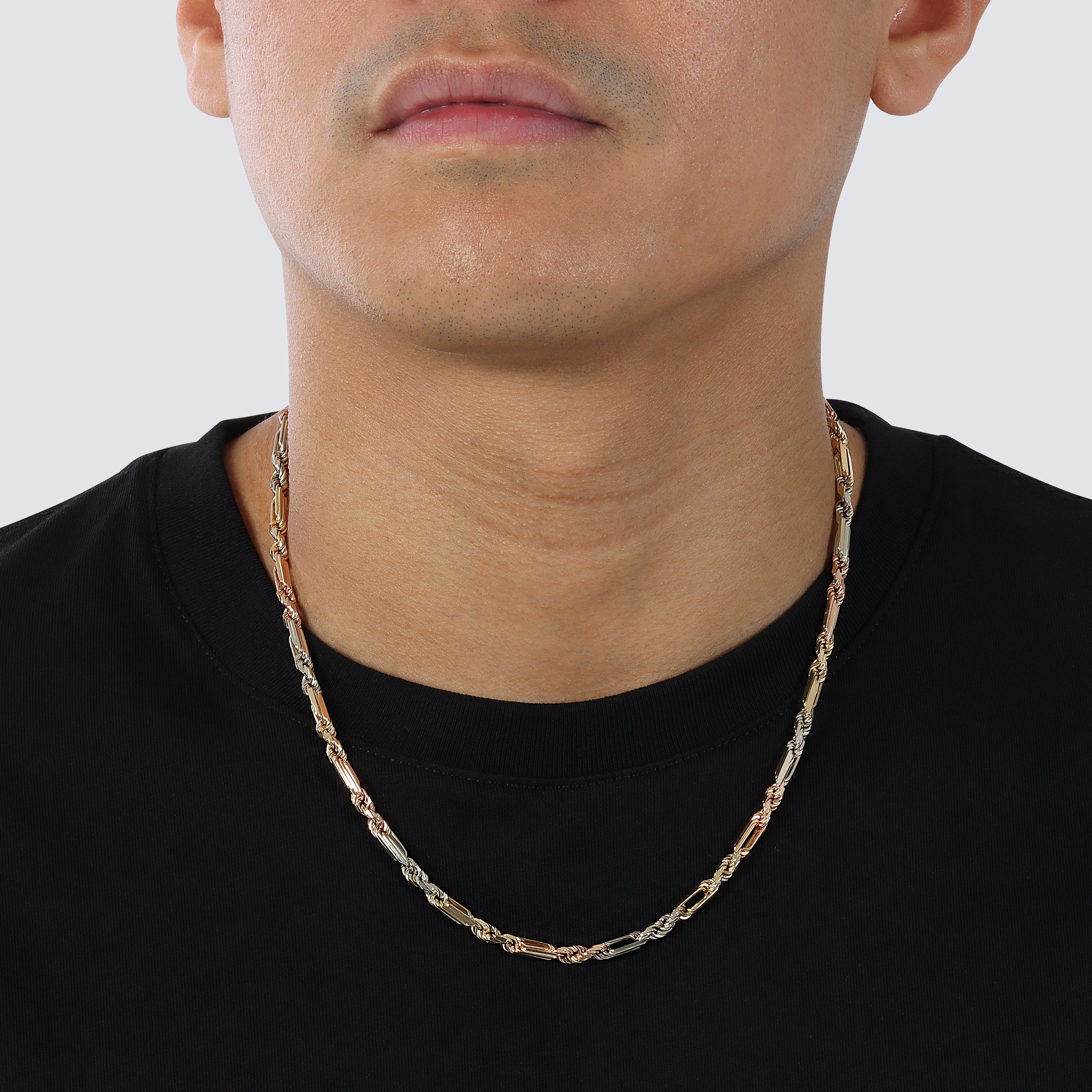 4.0MM Milano Chain Tri Color