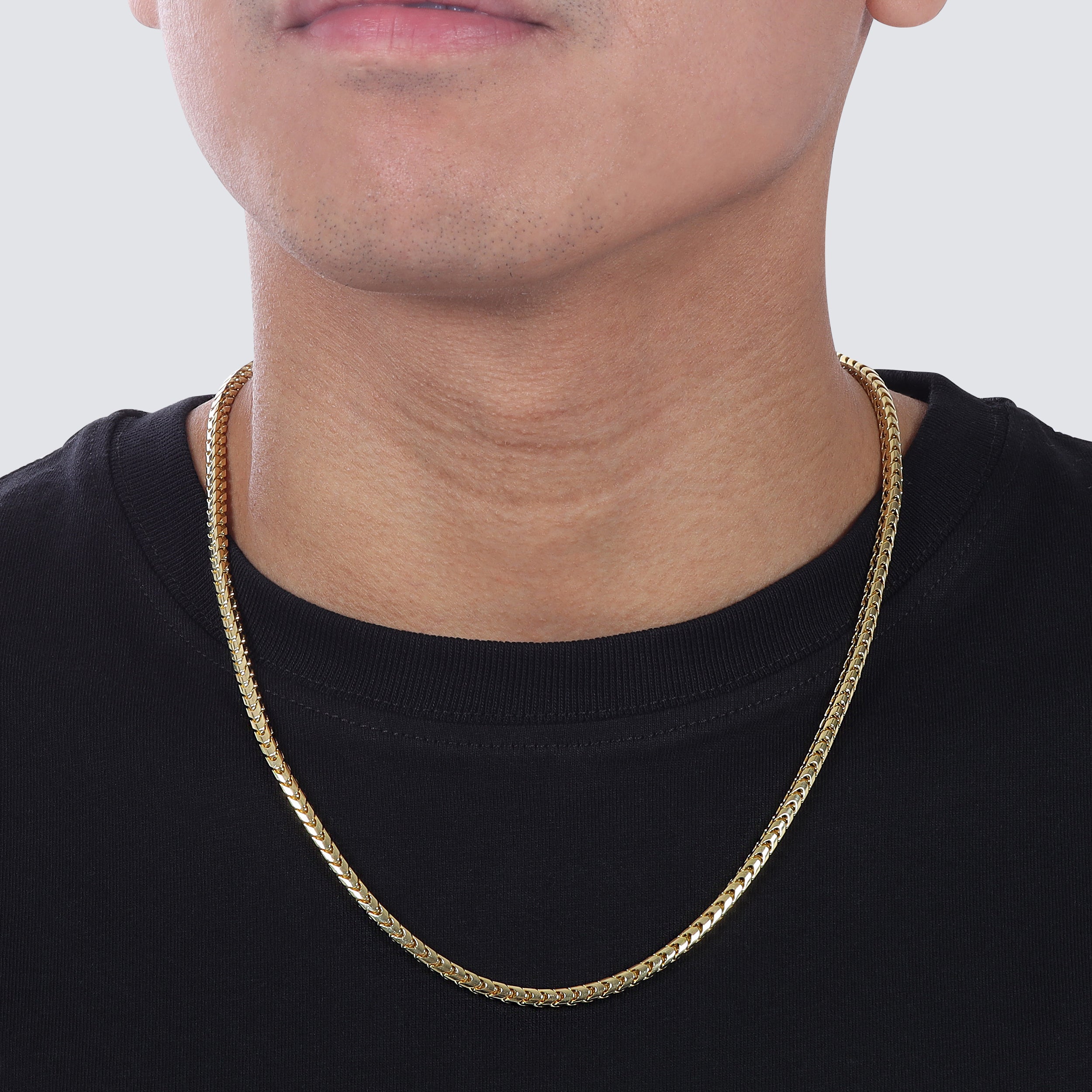 Franco Chain (Plain) 18K - Saints Gold Co.