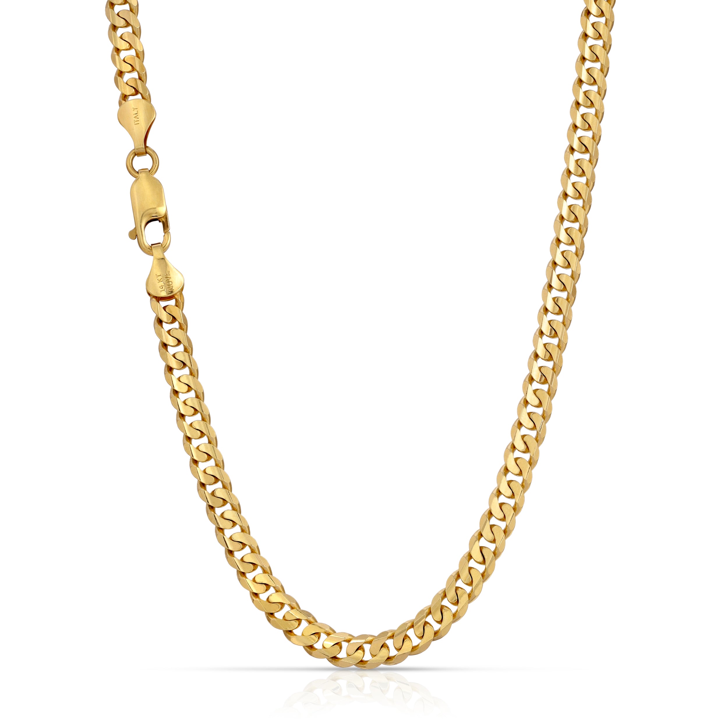 5.2MM Concave Curb Chain - Saints Gold Co.