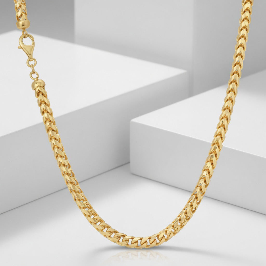 14K Franco Chain (Diamond Cut)