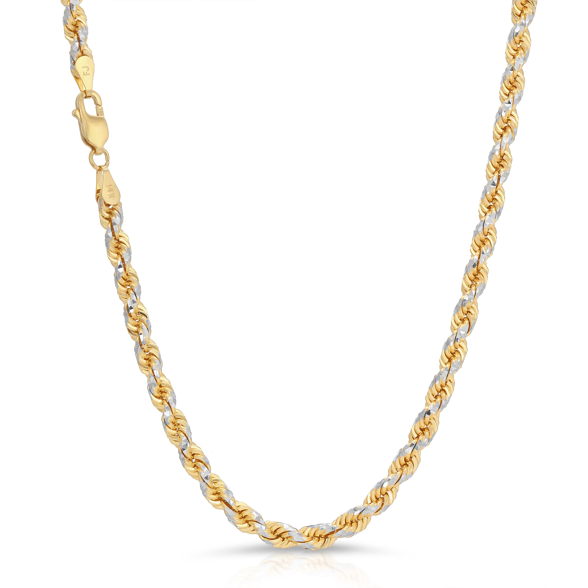 5.0MM Rope Chain (Prism cut) - Saints Gold Co.