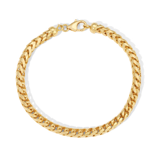 5.0MM Franco Bracelet (Diamond Cut) - Saints Gold Co.