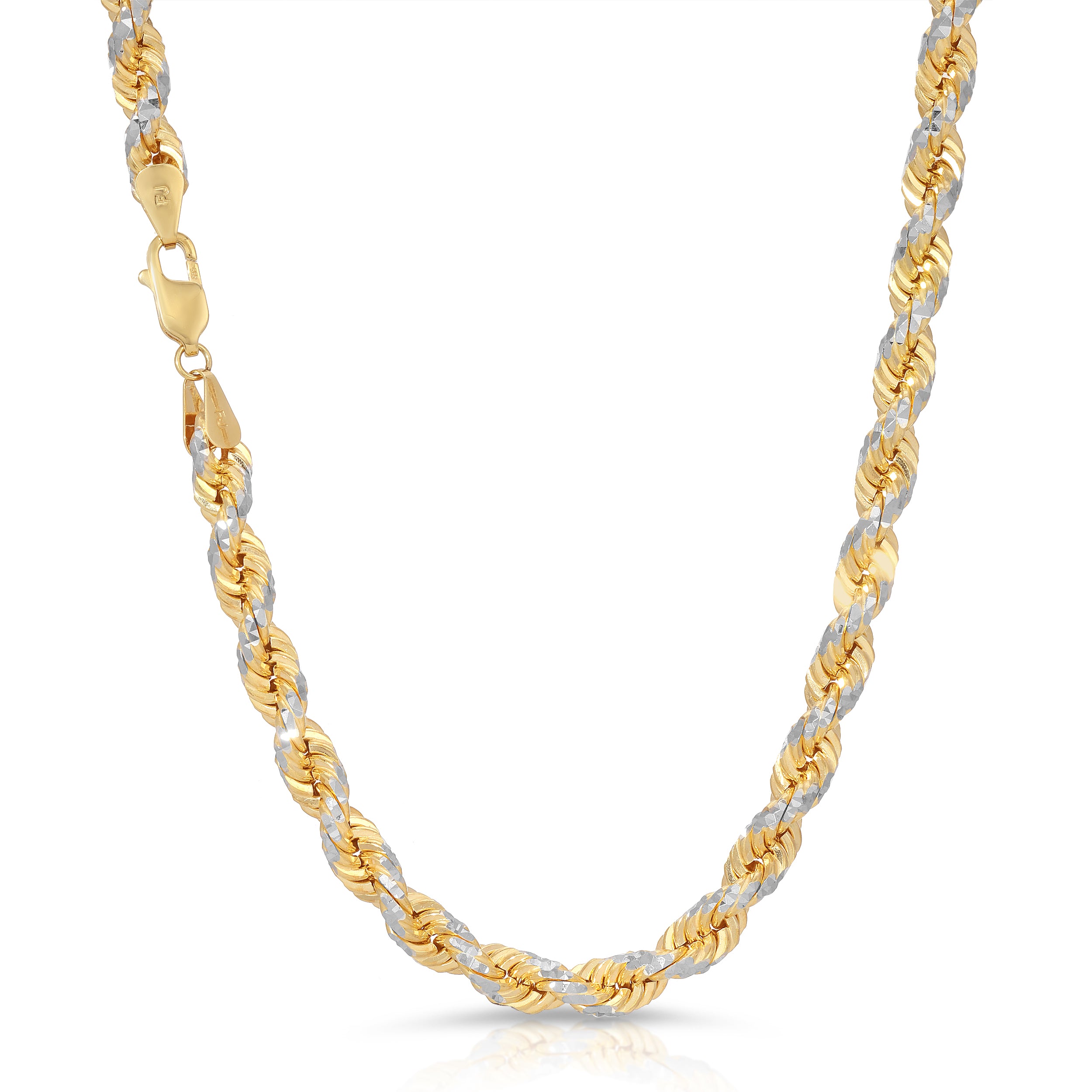 6.0MM Rope Chain (Prism cut) - Saints Gold Co.