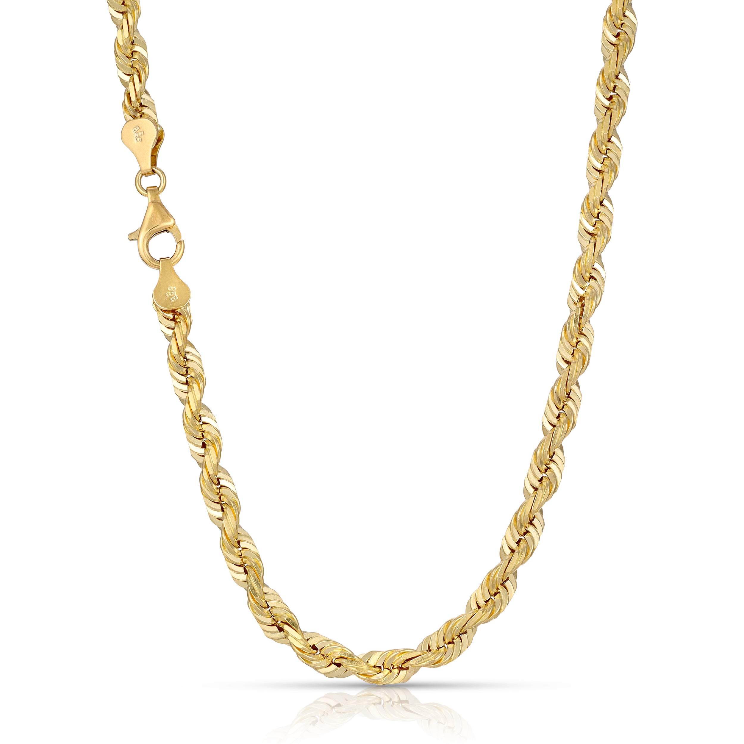 6.0MM Rope Chain (Diamond Cut) - Saints Gold Co.