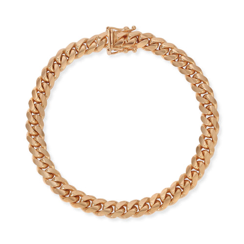 7.0MM Miami Cuban Bracelet - Saints Gold Co.