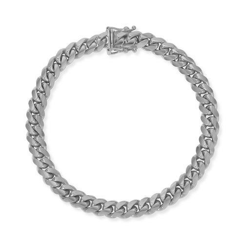 7.0MM Miami Cuban Bracelet - Saints Gold Co.