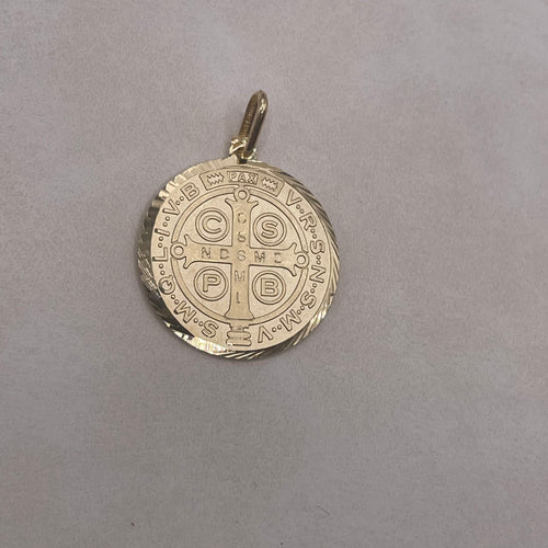 Saint Benedict Pendant 14K