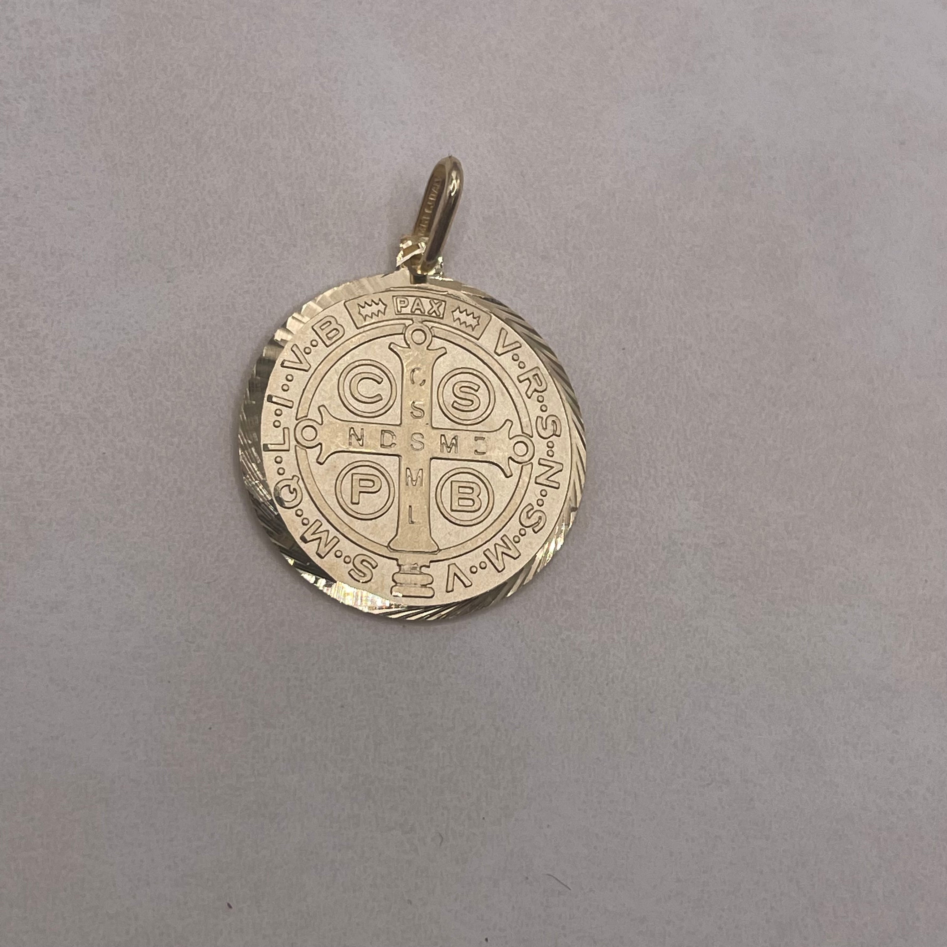 Saint Benedict Pendant 14K - Saints Gold Co.