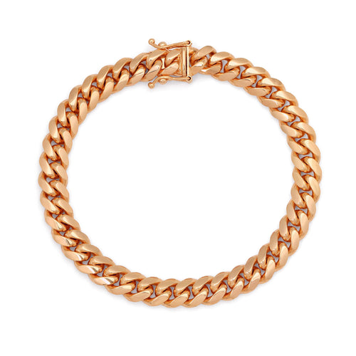 8.0MM Miami Cuban Bracelet - Saints Gold Co.