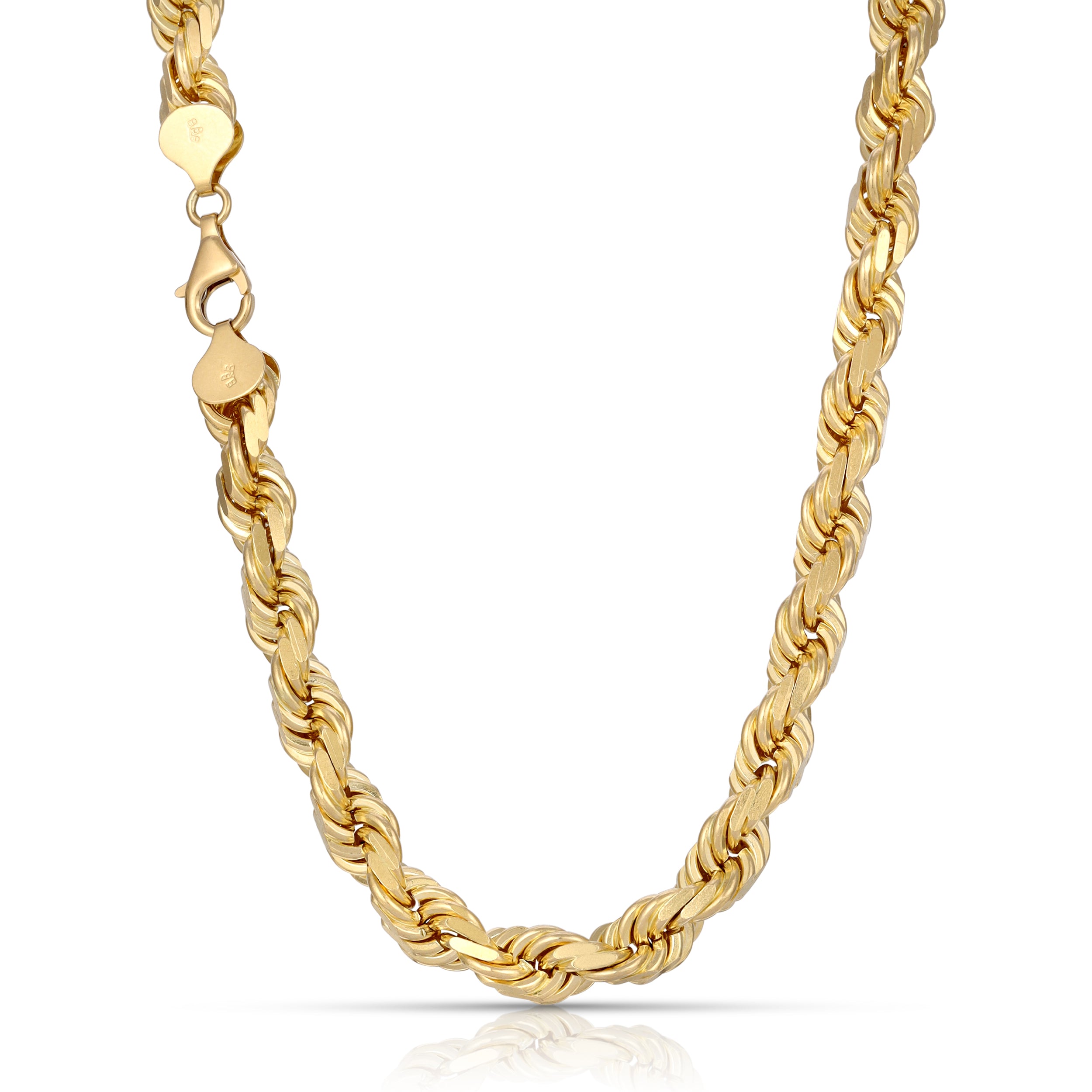 8.0MM Rope Chain (Diamond Cut) - Saints Gold Co.