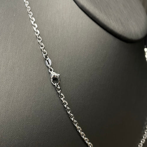3.2MM Knife Edge Rolo Chain (Platinum 950)