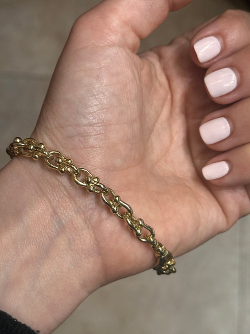 6.7MM Horseshoe Link Bracelet